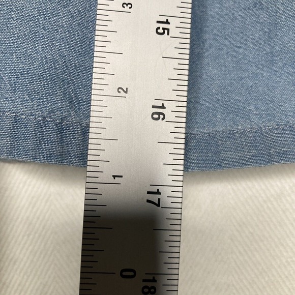 Carters Blue Chambray Shirt Dress Size 4 - Picture 7 of 10